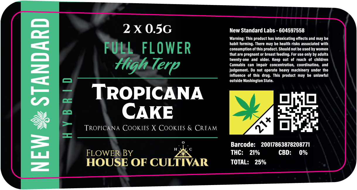 New Standard Preroll Labels