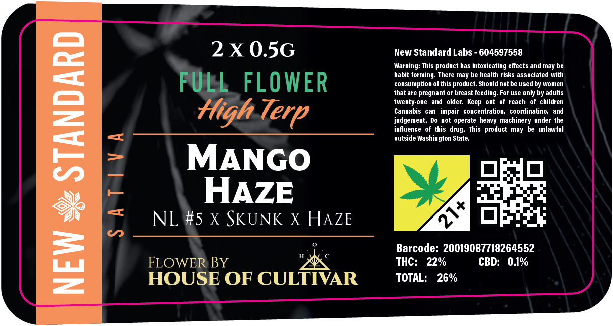 New Standard Preroll Labels