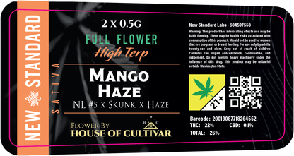 New Standard Preroll Labels