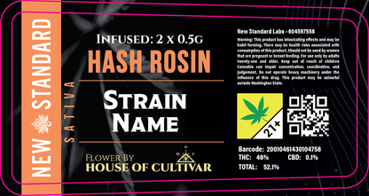 New Standard Labs Infused Prerolls