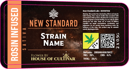 New Standard Labs Infused Prerolls