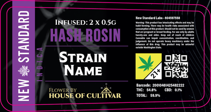 New Standard Labs Infused Prerolls