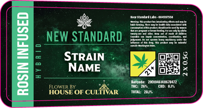 New Standard Labs Infused Prerolls