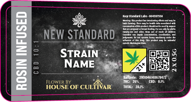 New Standard Labs Infused Prerolls