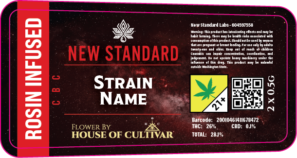 New Standard Labs Infused Prerolls