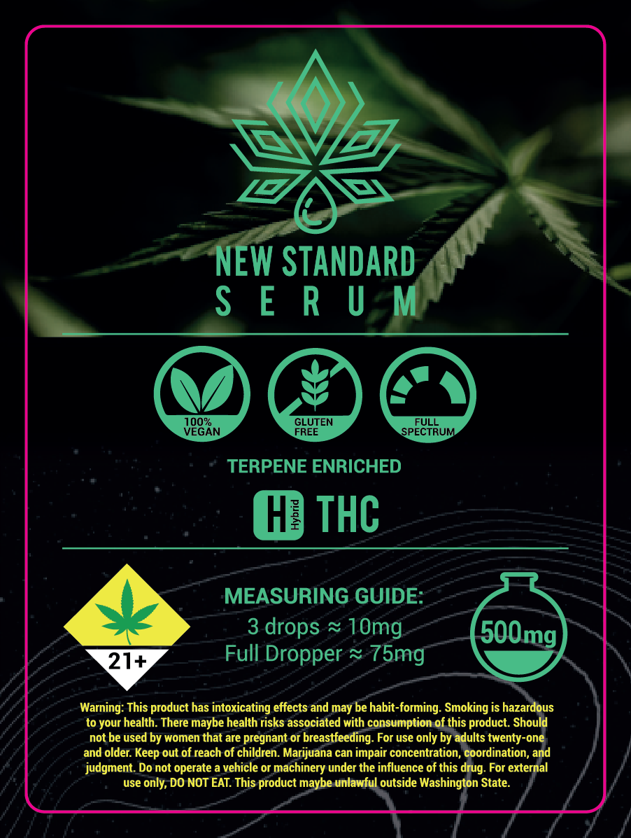 New Standard Labs Serum Labels