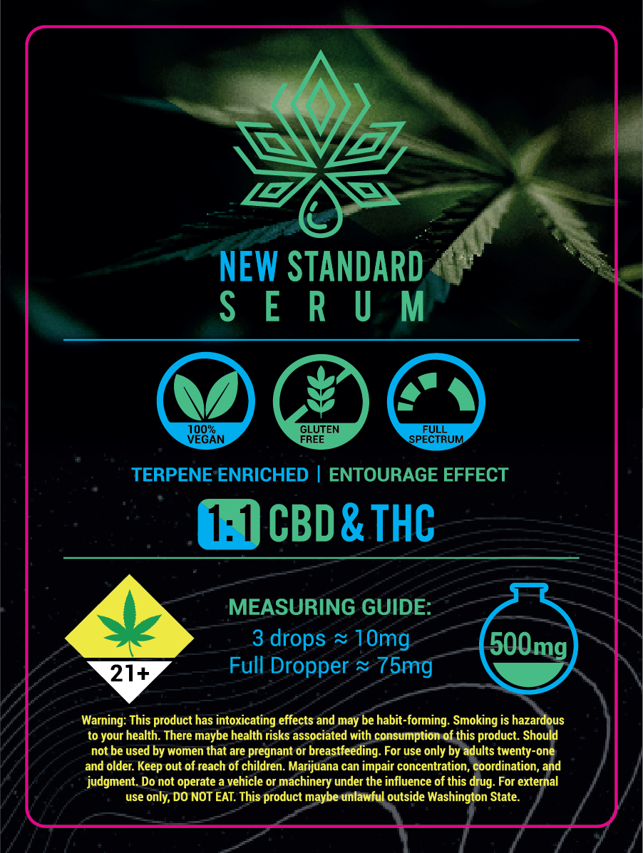 New Standard Labs Serum Labels