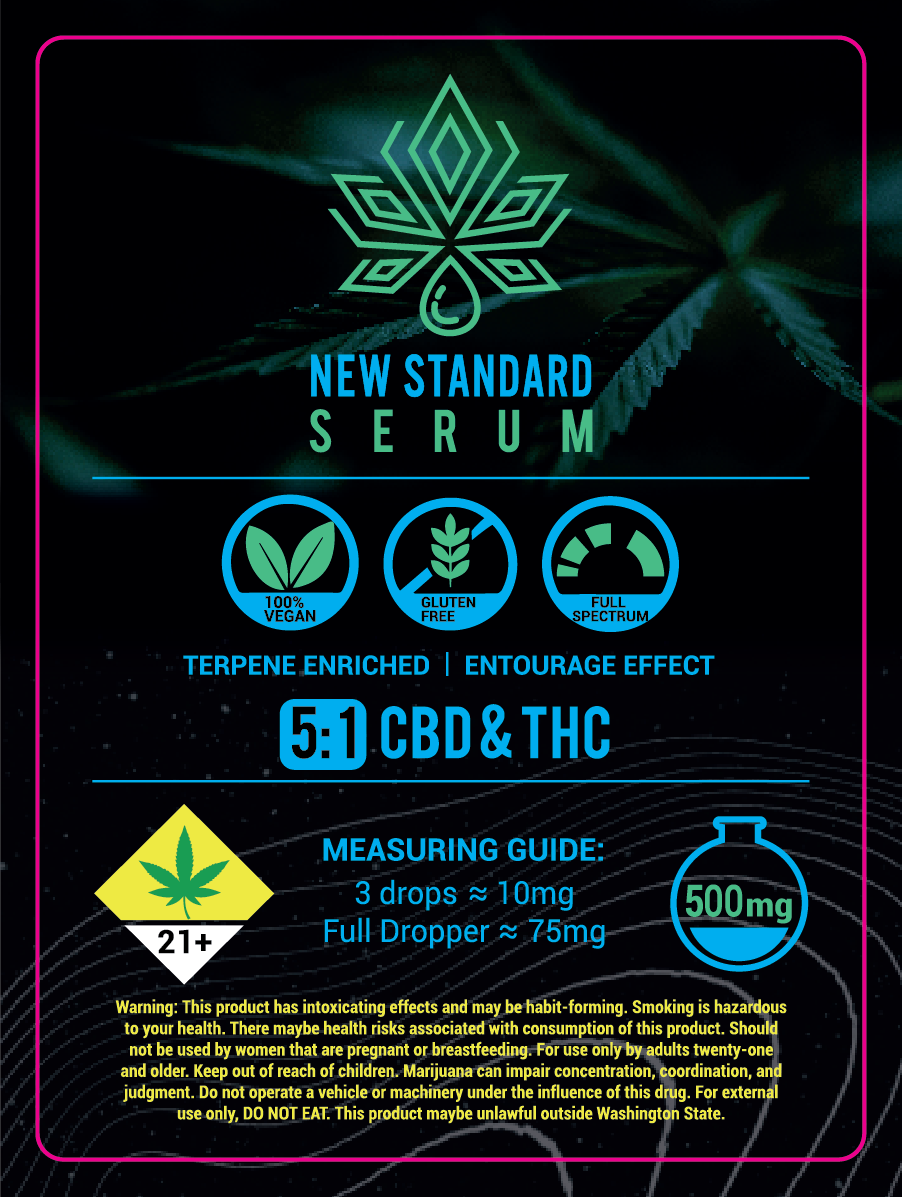 New Standard Labs Serum Labels