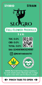 Slo Gro 5x1g Preroll Pack Label