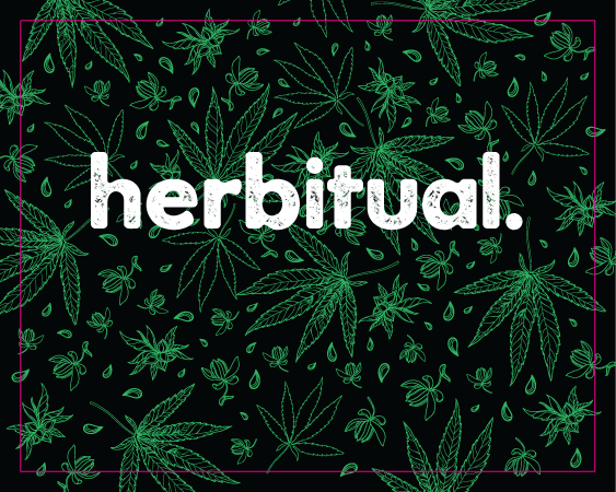 Herbitual Mylar Bag Label