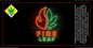 Fire Leaf Large Jar Label