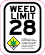 Weed Limit Label