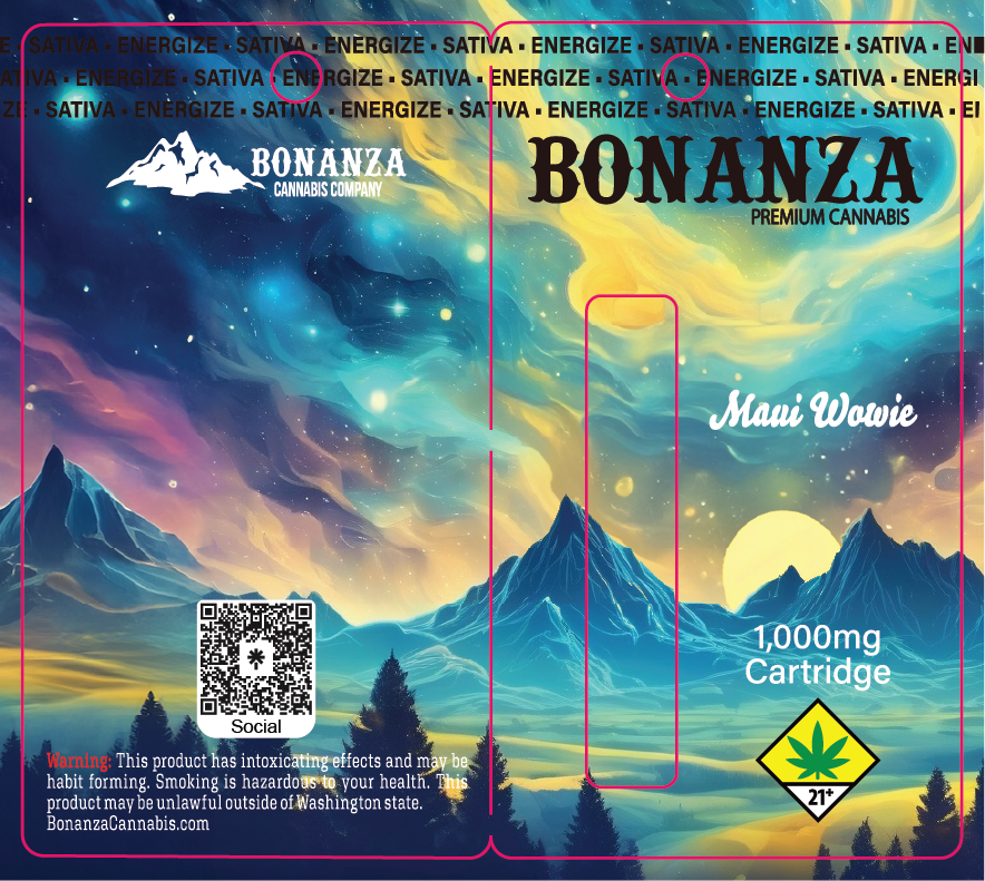 Bonanza Side Hang Vape 1000mg