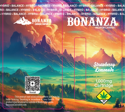 Bonanza Side Hang Vape 1000mg