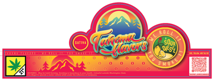 Tahoma Flavors Jar Seal Labels