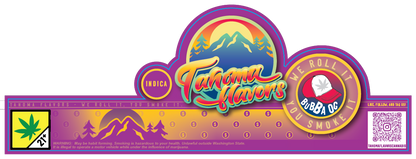 Tahoma Flavors Jar Seal Labels