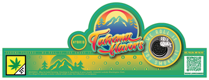 Tahoma Flavors Jar Seal Labels