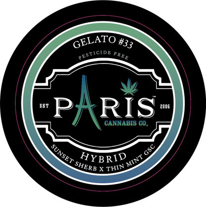 Paris Large Round Stickers