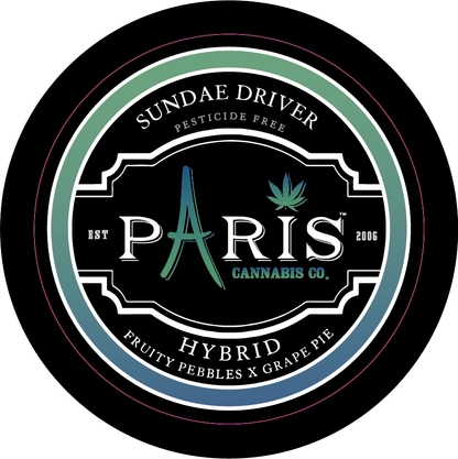 Paris Large Round Stickers