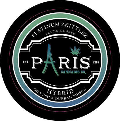 Paris Large Round Stickers