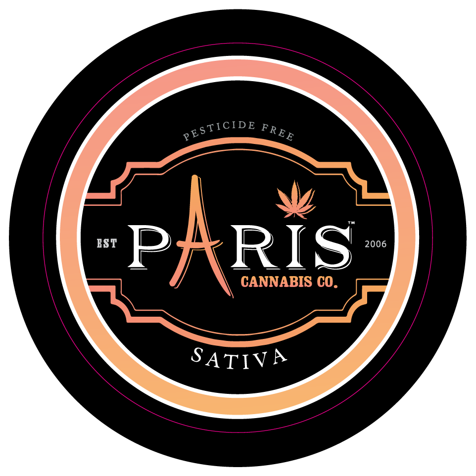 Paris Large Round Stickers