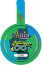 Paris Round Lid Label with Tab 28g