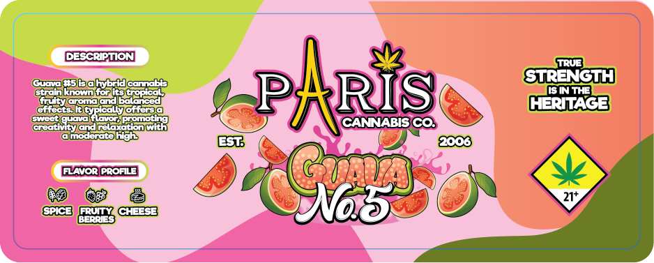 Paris Wrap Label 28g