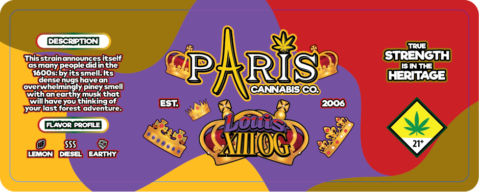 Paris Wrap Label 28g