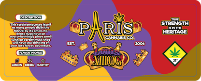 Paris Wrap Label 28g