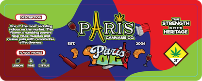 Paris Wrap Label 28g