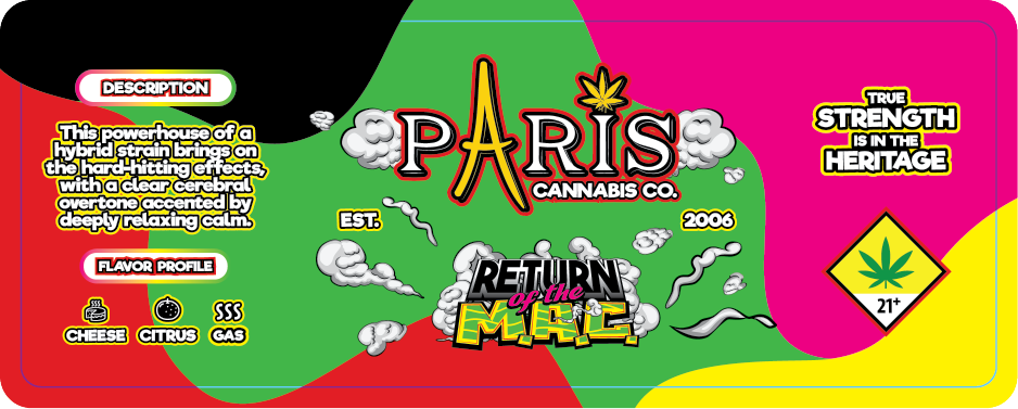 Paris Wrap Label 28g