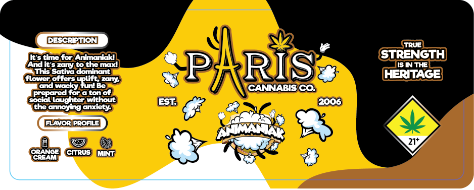 Paris Wrap Label 28g