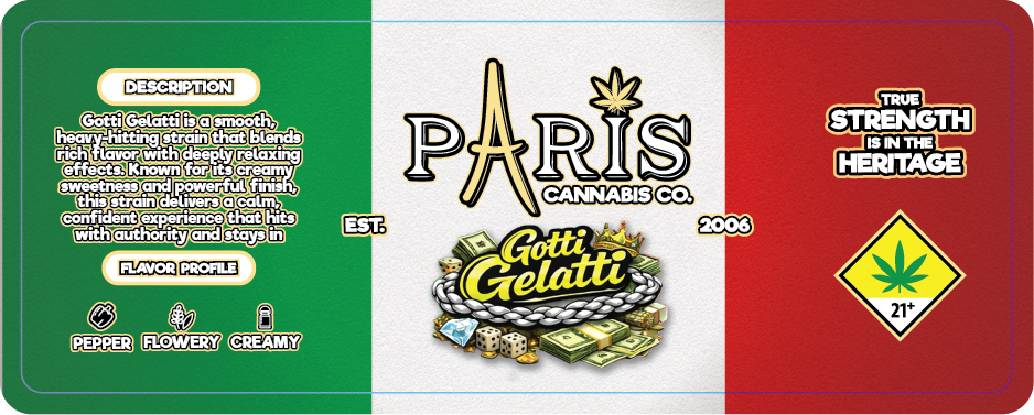 Paris Wrap Label 28g