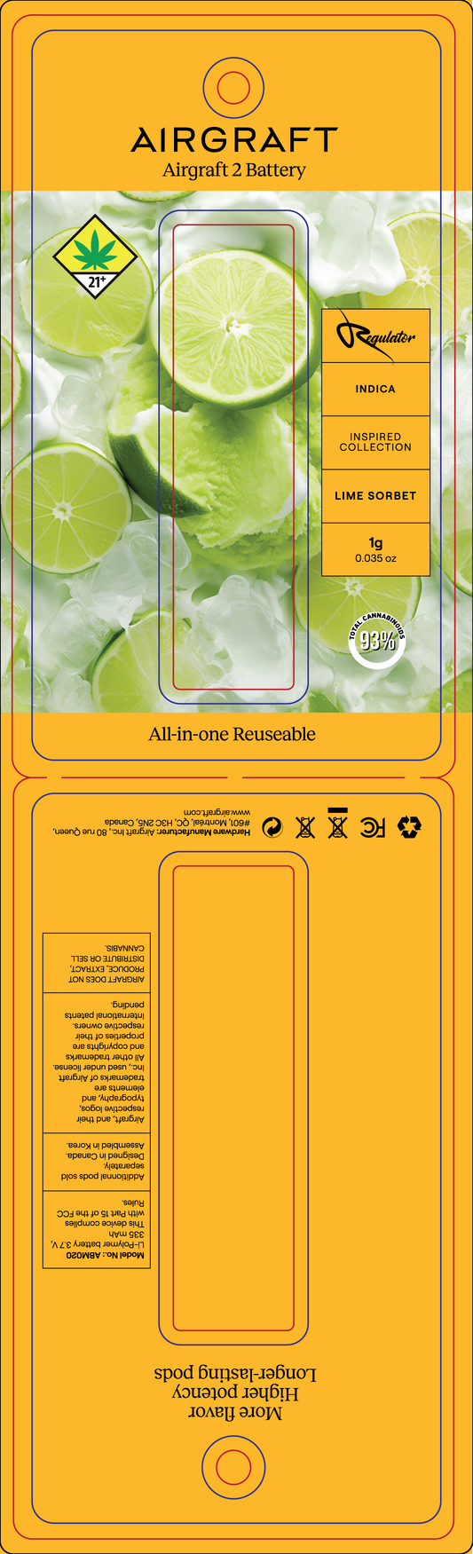 Airgraft Regulator Reusable Vape