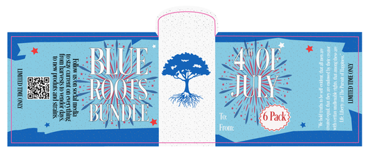 Blue Roots Holiday Stickers