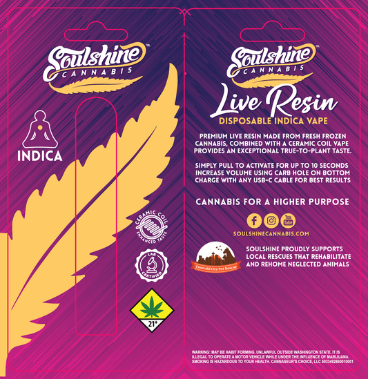 Soulshine Live Resin Disposable