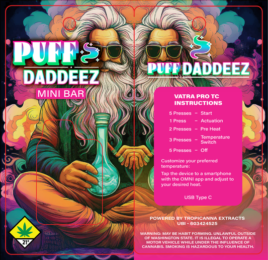 Puff Daddeez Mini Bar