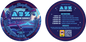 AZ - A2Z Shrooms Labels (Front and Back set)