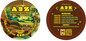 AZ - Chocolate Bar Round Labels (Front and Back Set)
