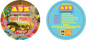 AZ - Chocolate Bar Round Labels (Front and Back Set)