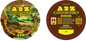Chocolate Bar Round Labels (Front and Back Set)