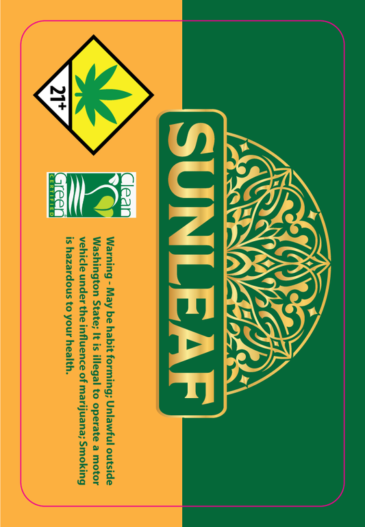 Sunleaf 3x2 Label