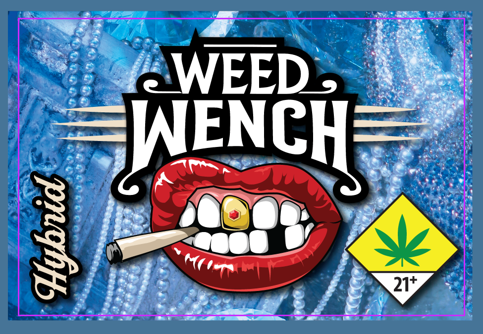 Weed Wench Labels 2x3"