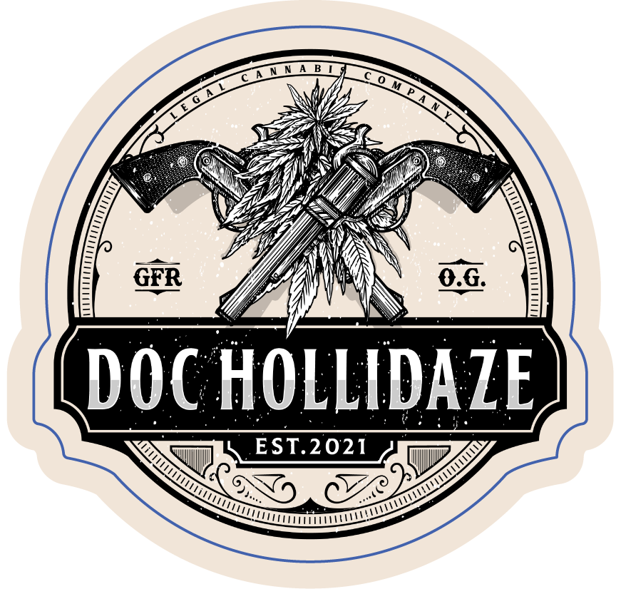 Doc Hollidaze Contour Cut Logo