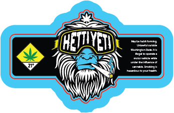 3.5g Hetti Yeti Jar Label