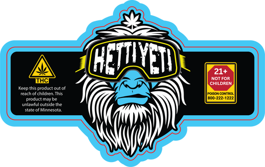 MN - Hetti Yeti 14g Flower Jar Label