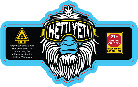 MN - Hetti Yeti 28g Flower Jar Label