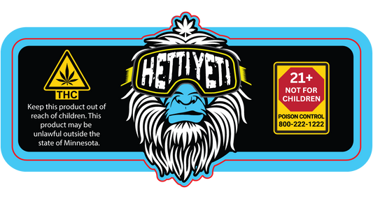 MN - Hetti Yeti 7g Flower Jar Label