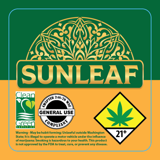 Sunleaf 2x2 Label