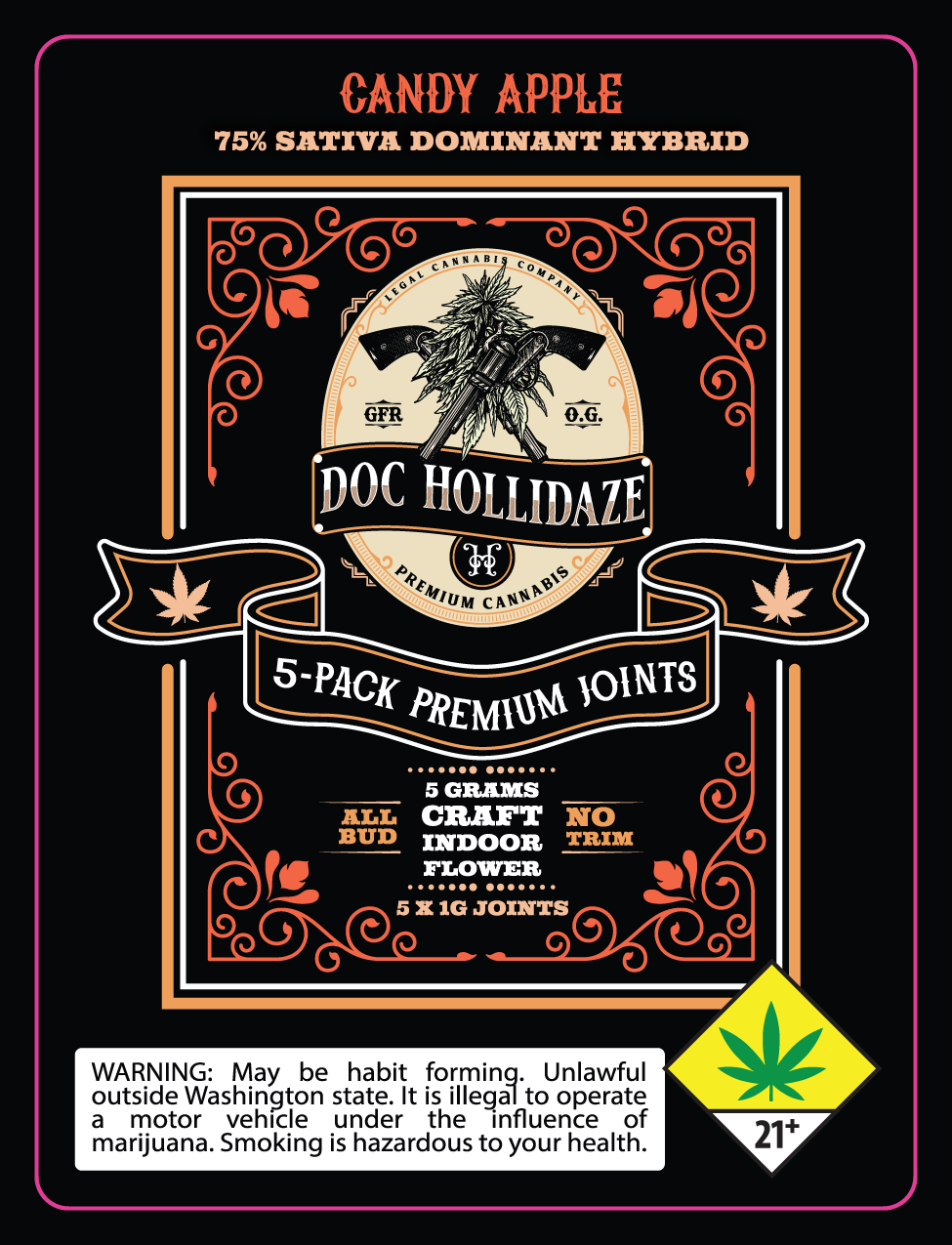 Doc Hollidaze 5pk Preroll